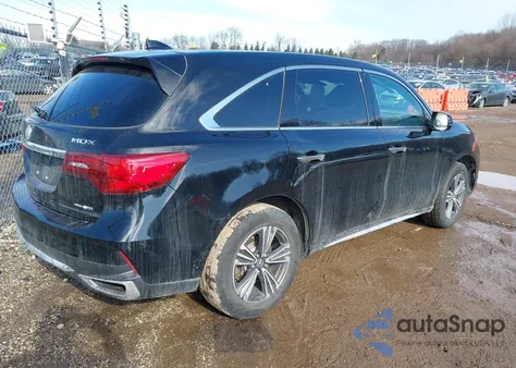 2018 Acura Mdx from USA, damaged, VIN 5J8YD4H3XJL010596